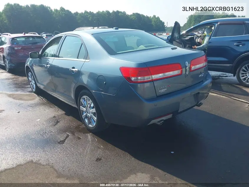 2012 Lincoln Mkz VIN: 3LNHL2GCXCRBG1623 Lot: 45575138