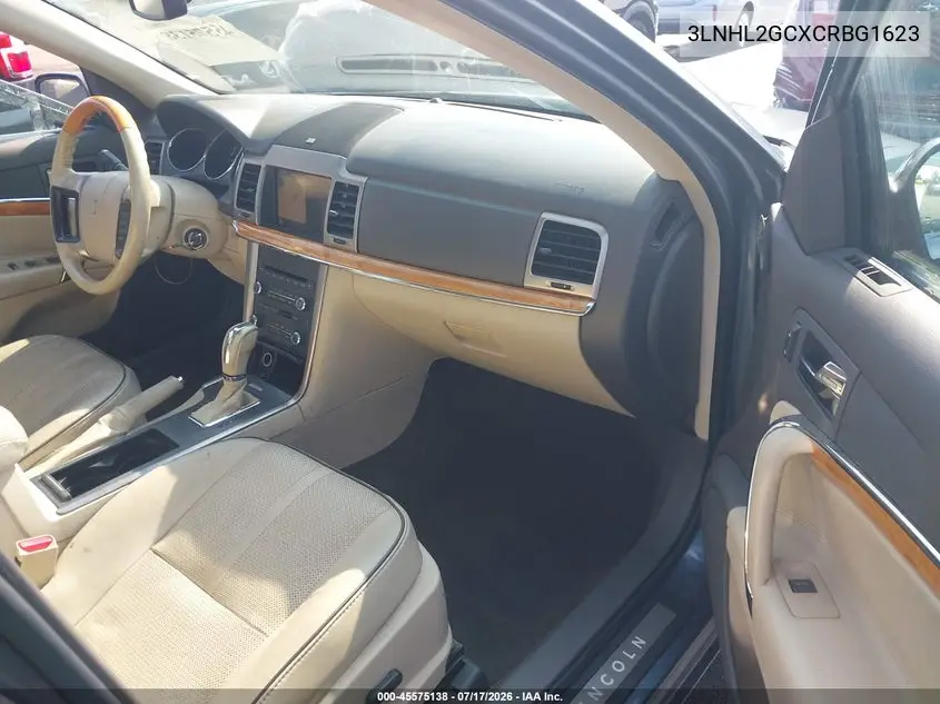 2012 Lincoln Mkz VIN: 3LNHL2GCXCRBG1623 Lot: 45575138