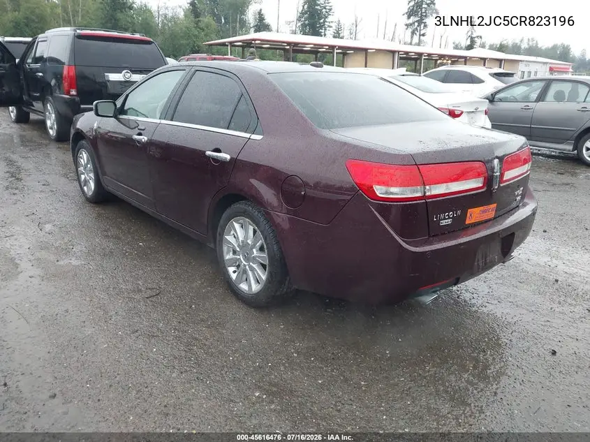 2012 Lincoln Mkz VIN: 3LNHL2JC5CR823196 Lot: 45616476