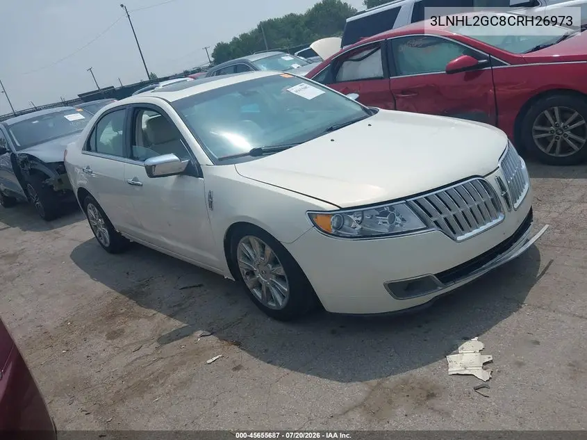 2012 Lincoln Mkz VIN: 3LNHL2GC8CRH26973 Lot: 45655687