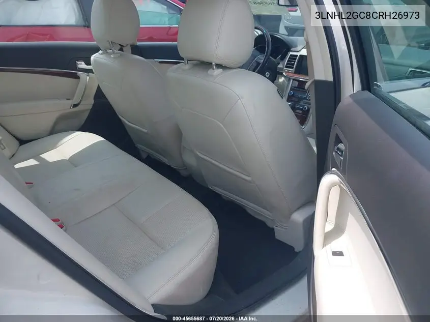 2012 Lincoln Mkz VIN: 3LNHL2GC8CRH26973 Lot: 45655687