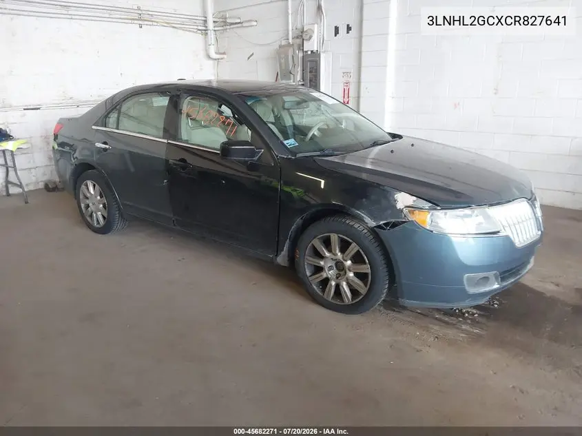 3LNHL2GCXCR827641 2012 Lincoln Mkz