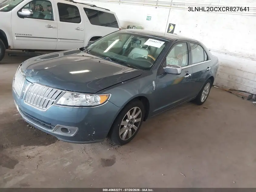 3LNHL2GCXCR827641 2012 Lincoln Mkz