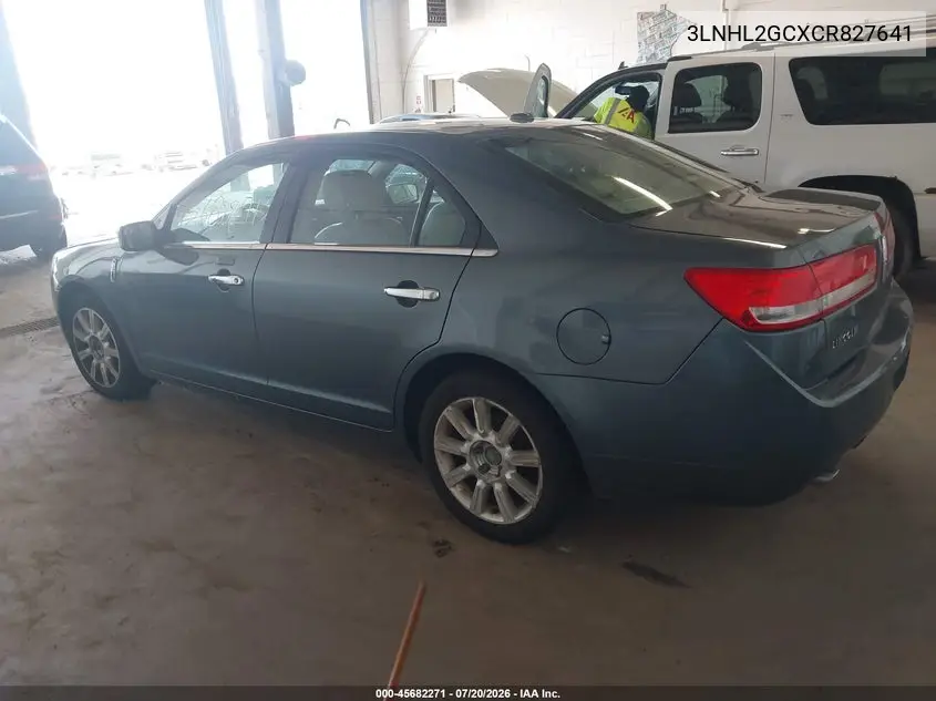 3LNHL2GCXCR827641 2012 Lincoln Mkz