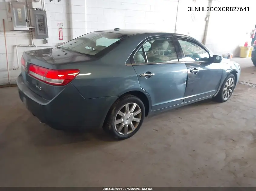 3LNHL2GCXCR827641 2012 Lincoln Mkz