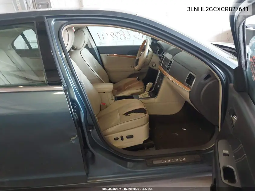 3LNHL2GCXCR827641 2012 Lincoln Mkz