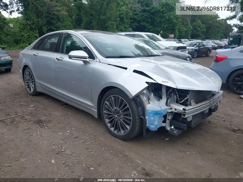 2013 Lincoln Mkz VIN: 3LN6L2J96DR817212 Lot: 45331362