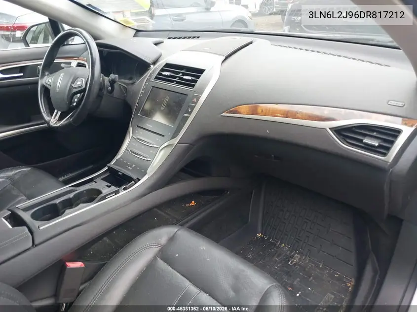 2013 Lincoln Mkz VIN: 3LN6L2J96DR817212 Lot: 45331362