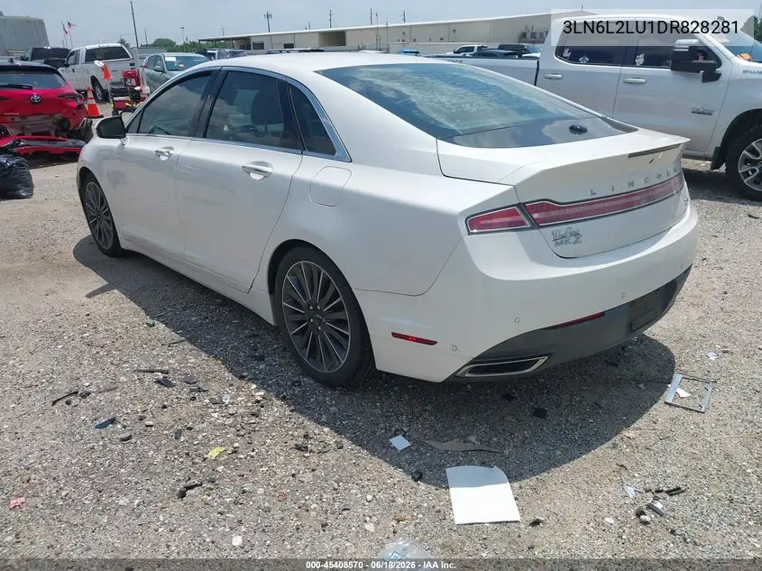 2013 Lincoln Mkz Hybrid VIN: 3LN6L2LU1DR828281 Lot: 45408570