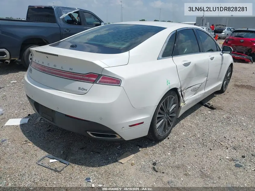 2013 Lincoln Mkz Hybrid VIN: 3LN6L2LU1DR828281 Lot: 45408570