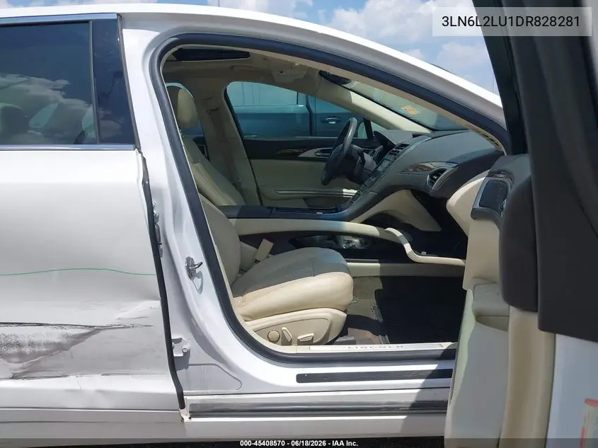 2013 Lincoln Mkz Hybrid VIN: 3LN6L2LU1DR828281 Lot: 45408570