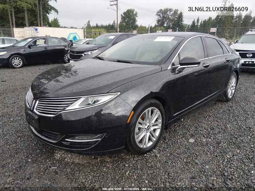2013 Lincoln Mkz Hybrid VIN: 3LN6L2LUXDR826609 Lot: 45578598