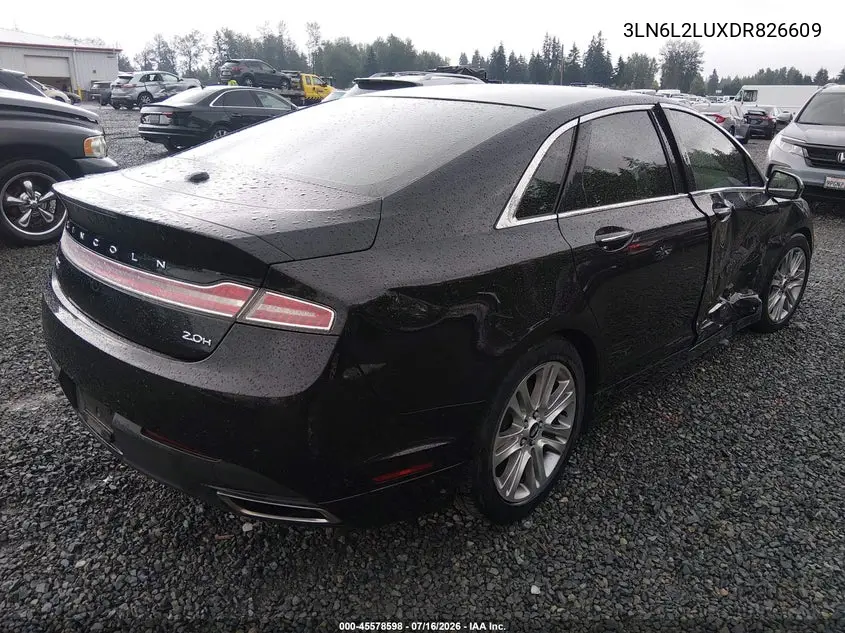 2013 Lincoln Mkz Hybrid VIN: 3LN6L2LUXDR826609 Lot: 45578598