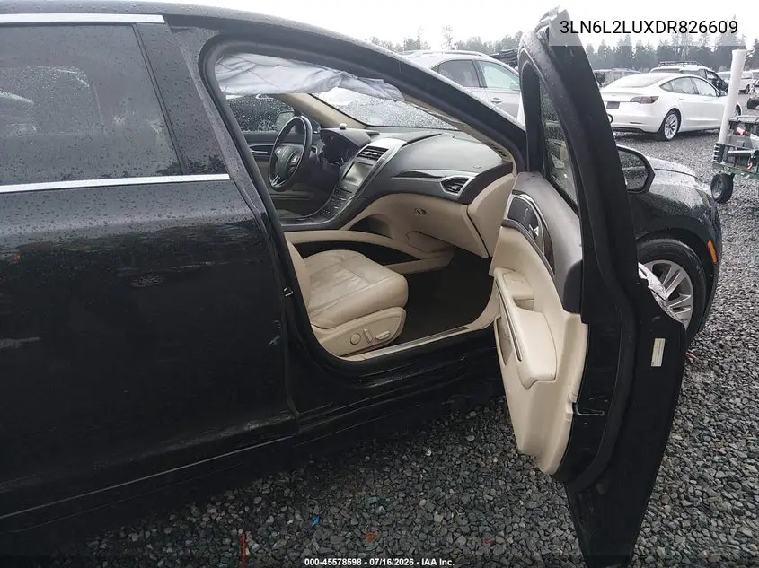 2013 Lincoln Mkz Hybrid VIN: 3LN6L2LUXDR826609 Lot: 45578598