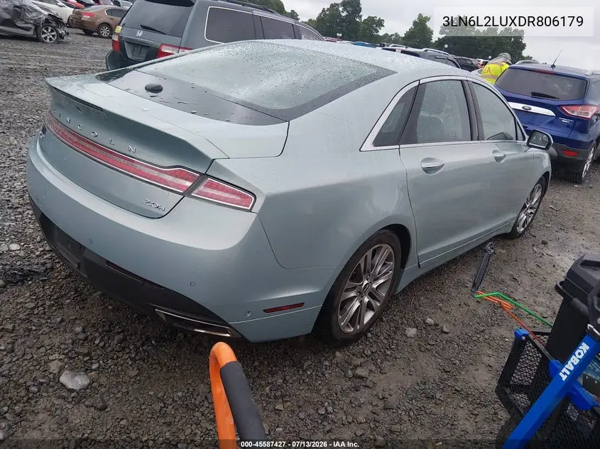 2013 Lincoln Mkz Hybrid VIN: 3LN6L2LUXDR806179 Lot: 45587427
