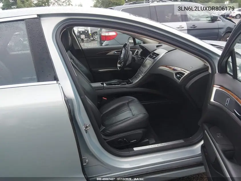2013 Lincoln Mkz Hybrid VIN: 3LN6L2LUXDR806179 Lot: 45587427