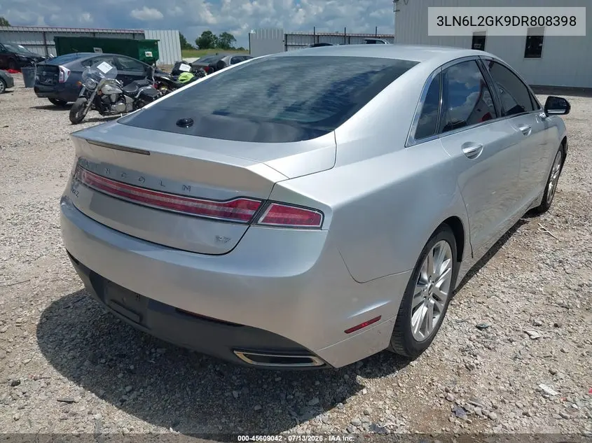 2013 Lincoln Mkz VIN: 3LN6L2GK9DR808398 Lot: 45609042