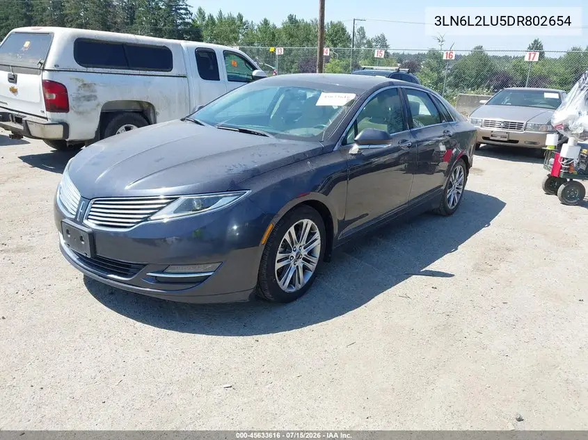 2013 Lincoln Mkz Hybrid VIN: 3LN6L2LU5DR802654 Lot: 45633616