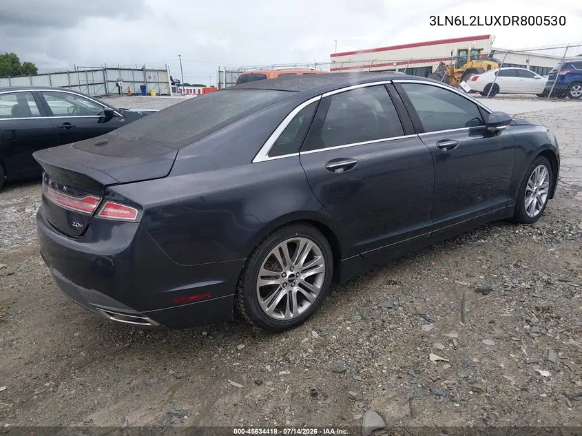 2013 Lincoln Mkz Hybrid VIN: 3LN6L2LUXDR800530 Lot: 45634418