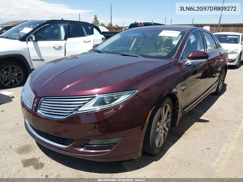 2013 Lincoln Mkz VIN: 3LN6L2G97DR809272 Lot: 45638354
