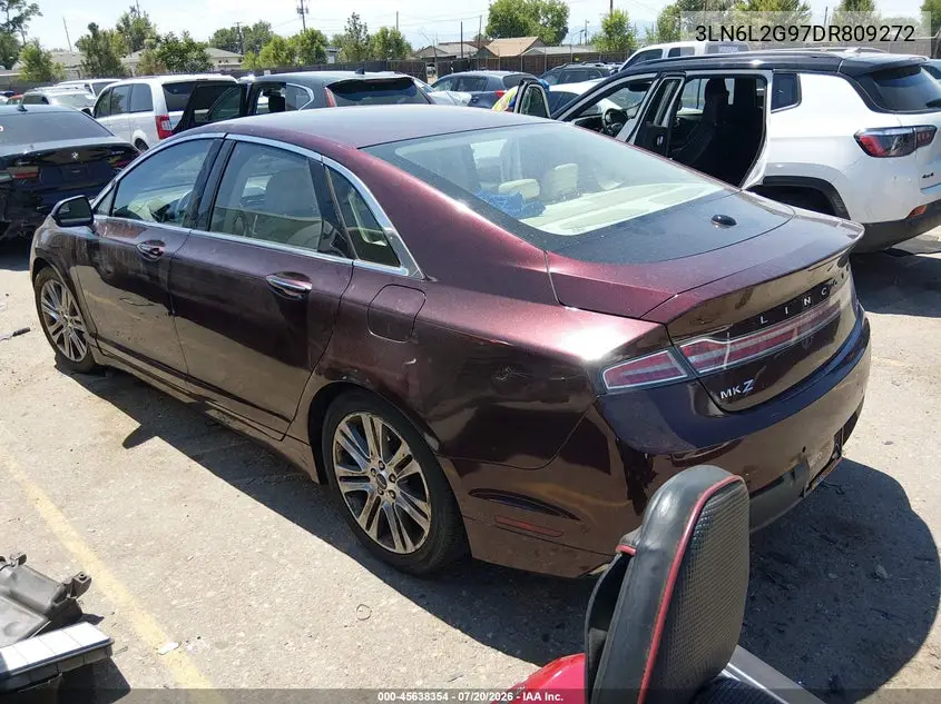 2013 Lincoln Mkz VIN: 3LN6L2G97DR809272 Lot: 45638354