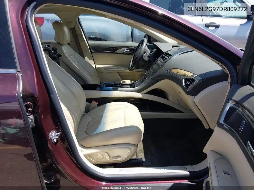2013 Lincoln Mkz VIN: 3LN6L2G97DR809272 Lot: 45638354