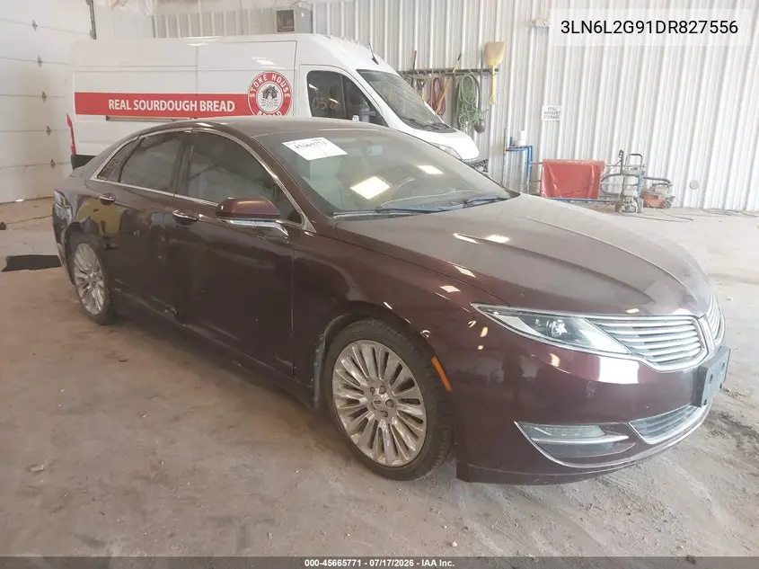 2013 Lincoln Mkz VIN: 3LN6L2G91DR827556 Lot: 45665771