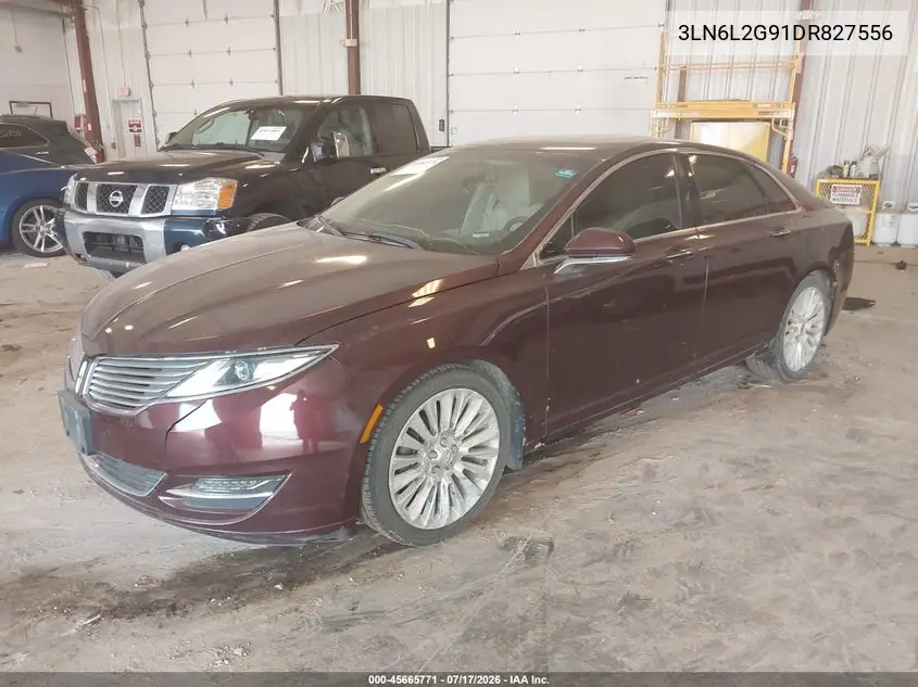 2013 Lincoln Mkz VIN: 3LN6L2G91DR827556 Lot: 45665771