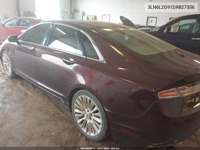 2013 Lincoln Mkz VIN: 3LN6L2G91DR827556 Lot: 45665771