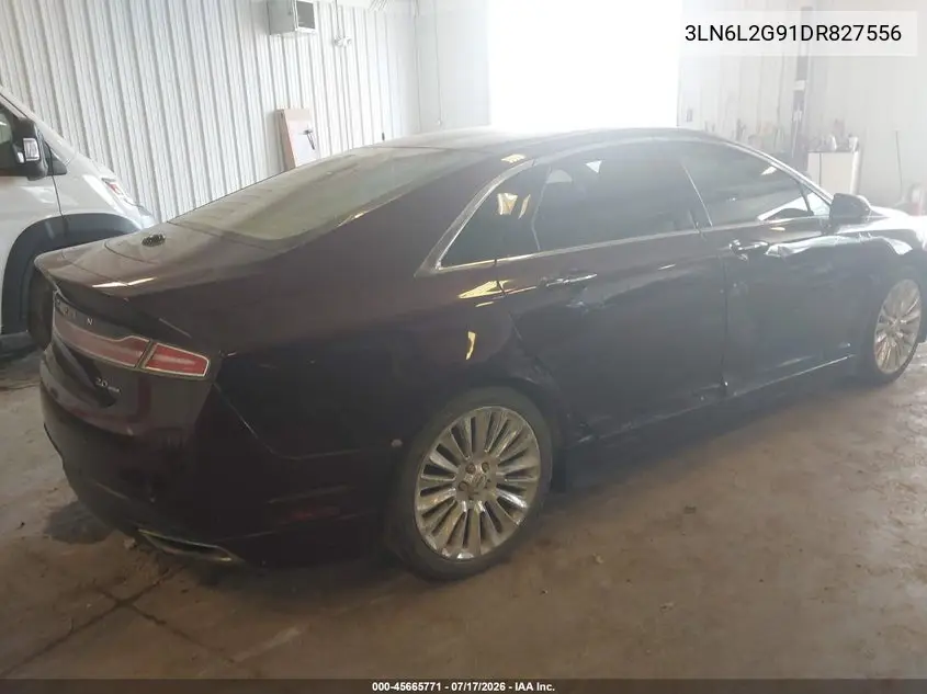 2013 Lincoln Mkz VIN: 3LN6L2G91DR827556 Lot: 45665771