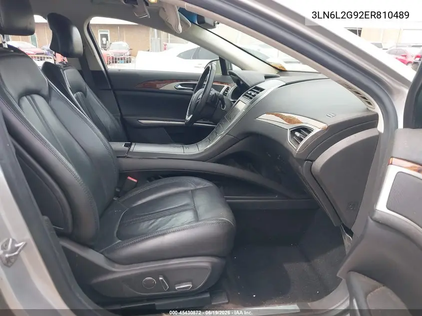 2014 Lincoln Mkz VIN: 3LN6L2G92ER810489 Lot: 45430872