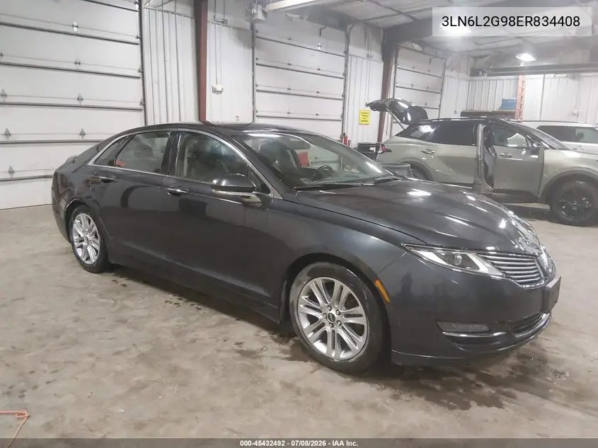 2014 Lincoln Mkz VIN: 3LN6L2G98ER834408 Lot: 45432492