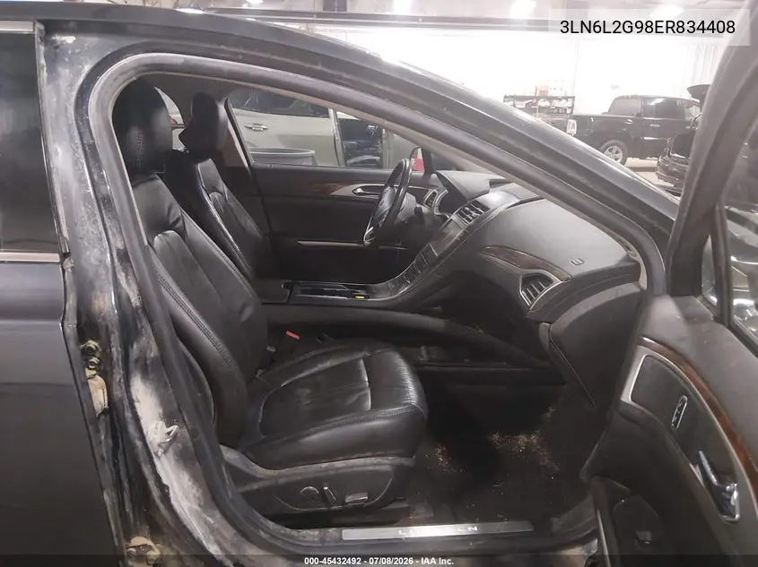 2014 Lincoln Mkz VIN: 3LN6L2G98ER834408 Lot: 45432492