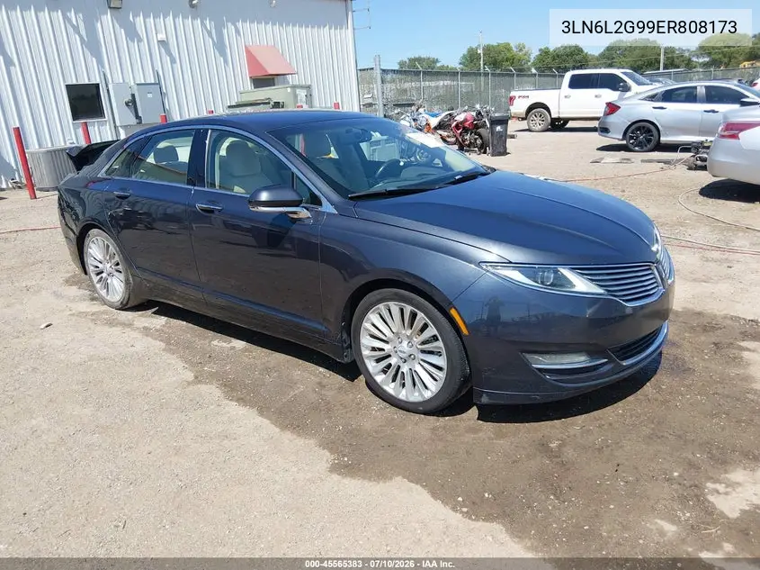2014 Lincoln Mkz VIN: 3LN6L2G99ER808173 Lot: 45565383