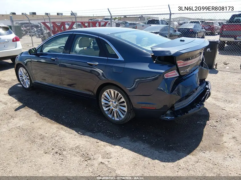 2014 Lincoln Mkz VIN: 3LN6L2G99ER808173 Lot: 45565383