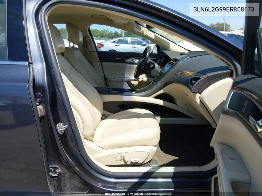 2014 Lincoln Mkz VIN: 3LN6L2G99ER808173 Lot: 45565383