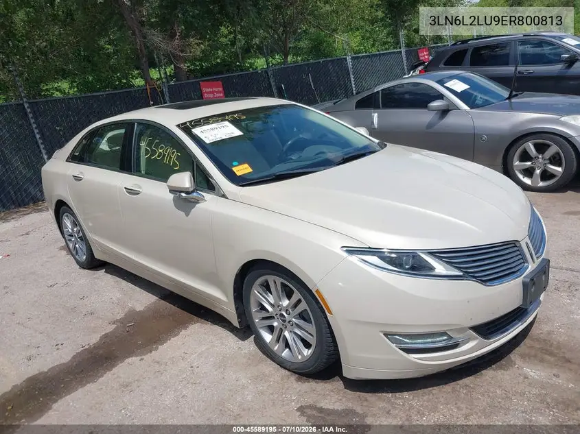 2014 Lincoln Mkz Hybrid VIN: 3LN6L2LU9ER800813 Lot: 45589195