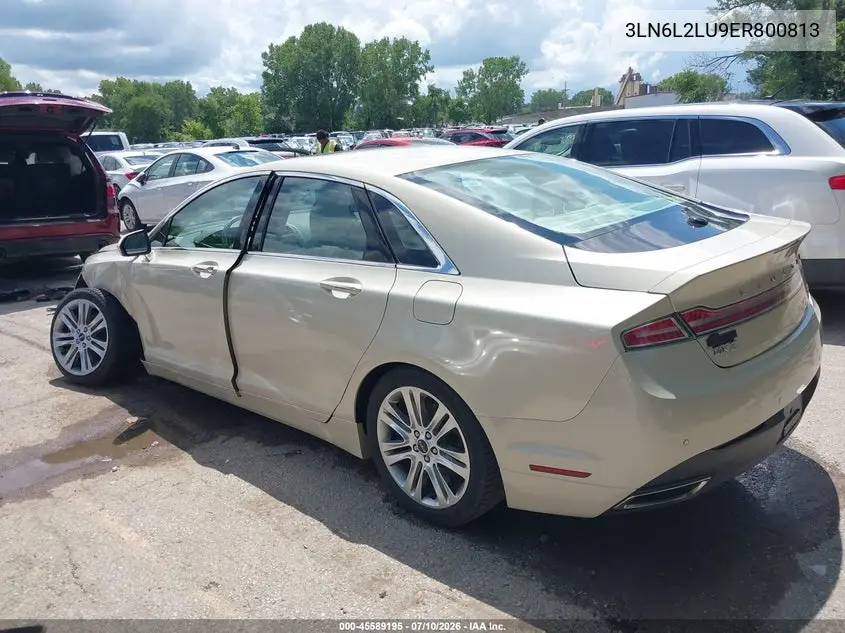 2014 Lincoln Mkz Hybrid VIN: 3LN6L2LU9ER800813 Lot: 45589195