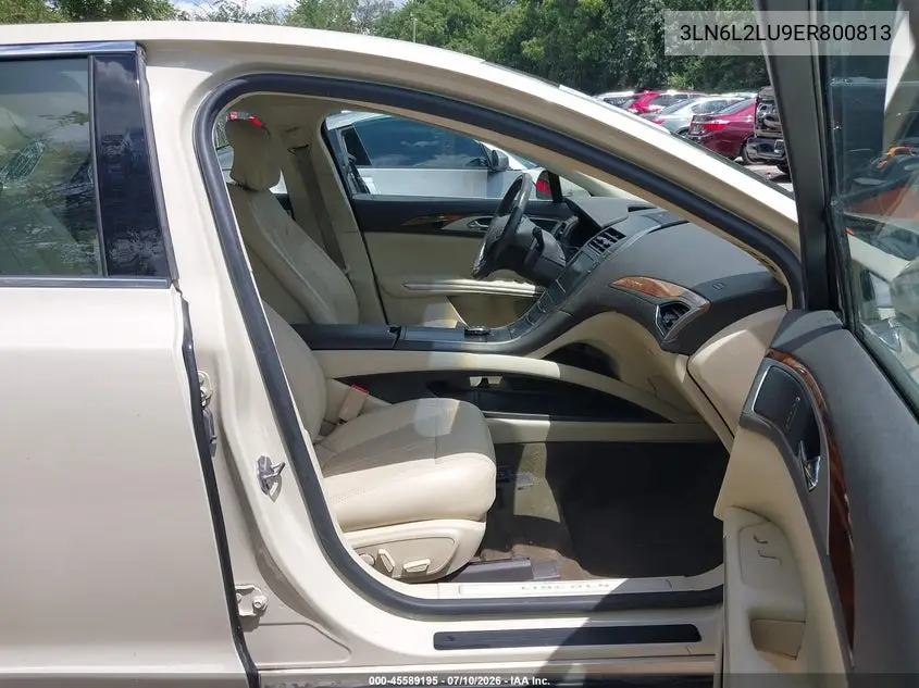 2014 Lincoln Mkz Hybrid VIN: 3LN6L2LU9ER800813 Lot: 45589195