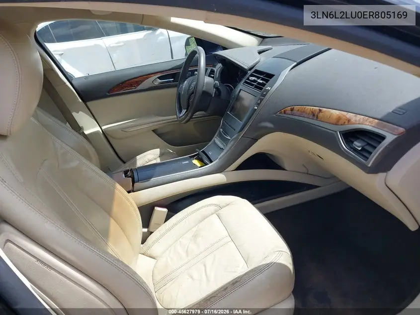 2014 Lincoln Mkz Hybrid VIN: 3LN6L2LU0ER805169 Lot: 45627979