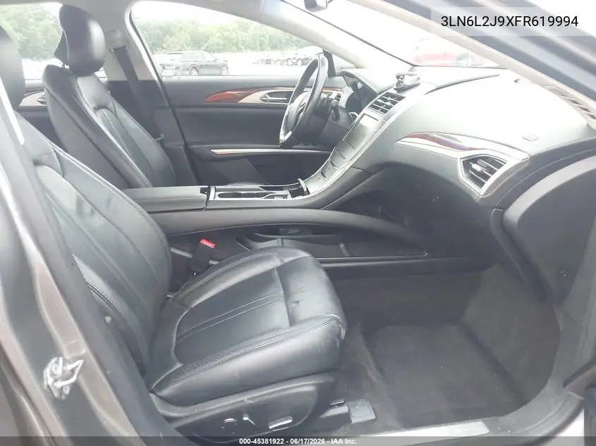 2015 Lincoln Mkz VIN: 3LN6L2J9XFR619994 Lot: 45381922