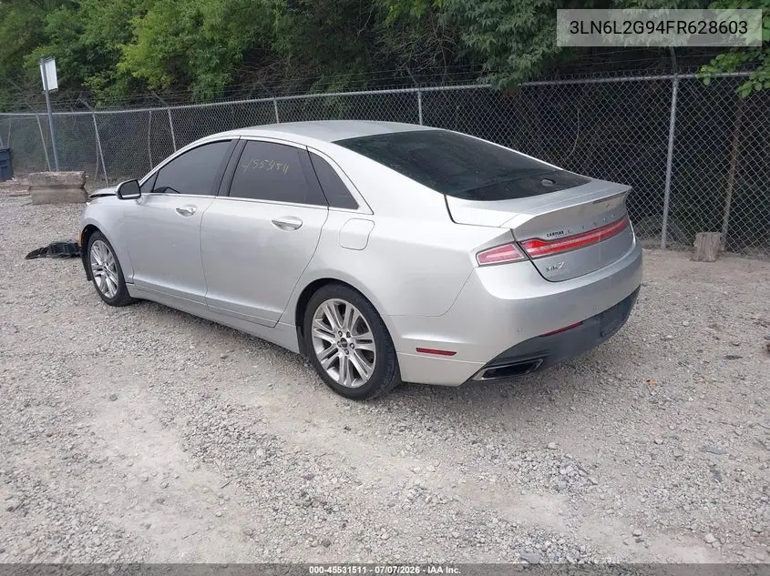 2015 Lincoln Mkz VIN: 3LN6L2G94FR628603 Lot: 45531511