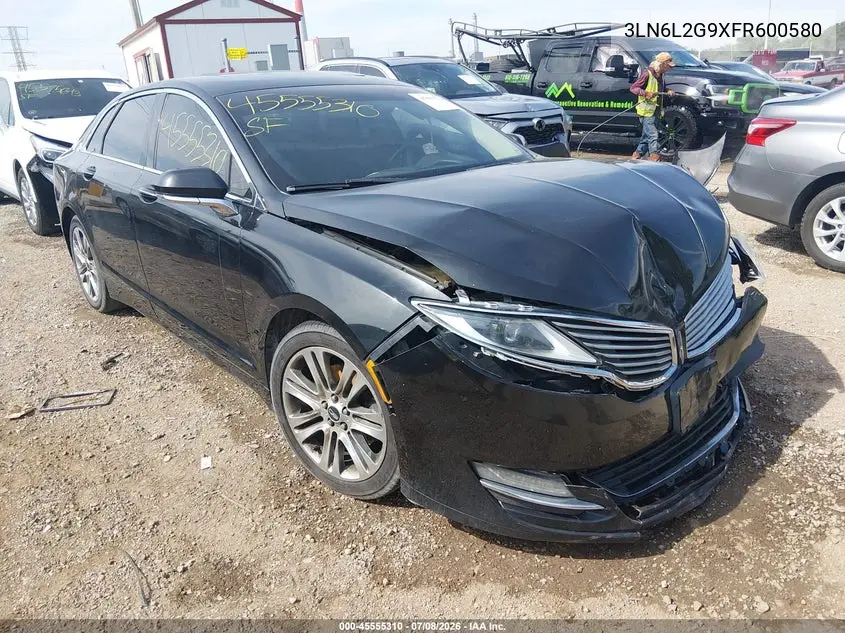 2015 Lincoln Mkz VIN: 3LN6L2G9XFR600580 Lot: 45555310