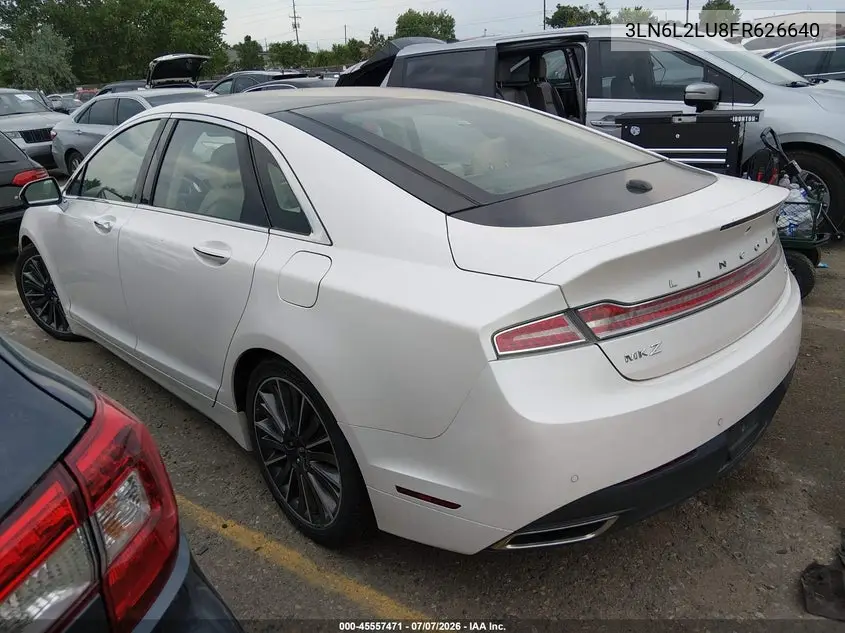 2015 Lincoln Mkz Hybrid VIN: 3LN6L2LU8FR626640 Lot: 45557471