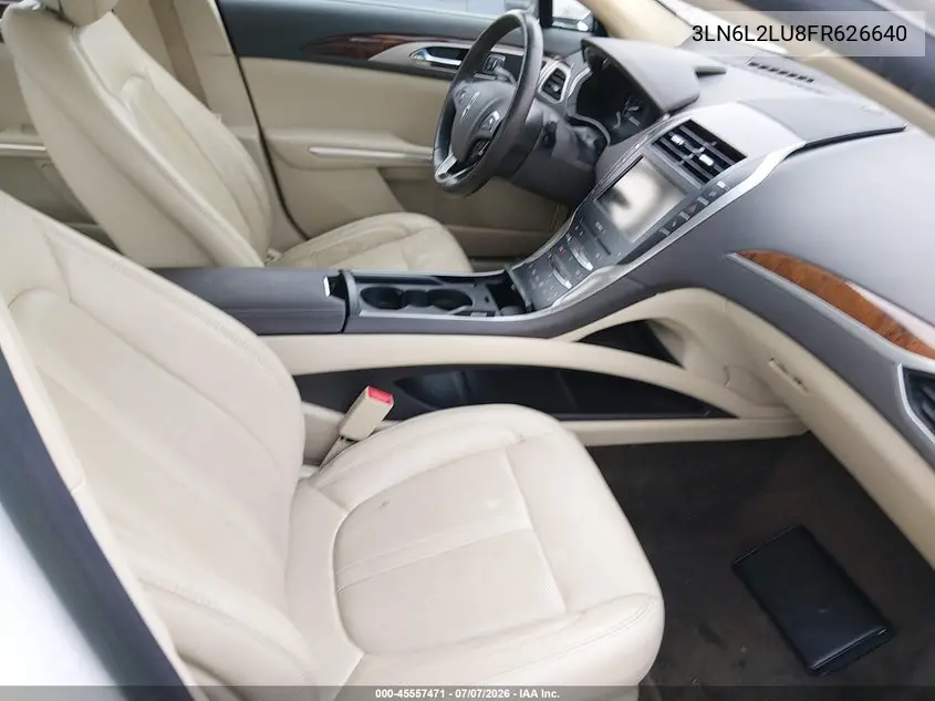 2015 Lincoln Mkz Hybrid VIN: 3LN6L2LU8FR626640 Lot: 45557471