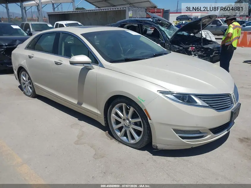 2015 Lincoln Mkz Hybrid VIN: 3LN6L2LU8FR604881 Lot: 45569900