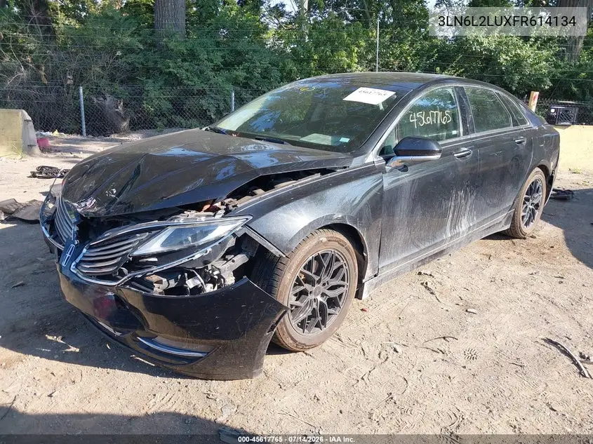 2015 Lincoln Mkz Hybrid VIN: 3LN6L2LUXFR614134 Lot: 45617765