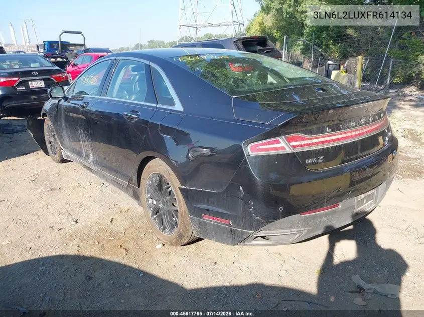 2015 Lincoln Mkz Hybrid VIN: 3LN6L2LUXFR614134 Lot: 45617765