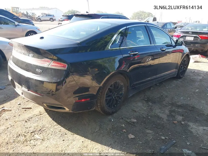 2015 Lincoln Mkz Hybrid VIN: 3LN6L2LUXFR614134 Lot: 45617765