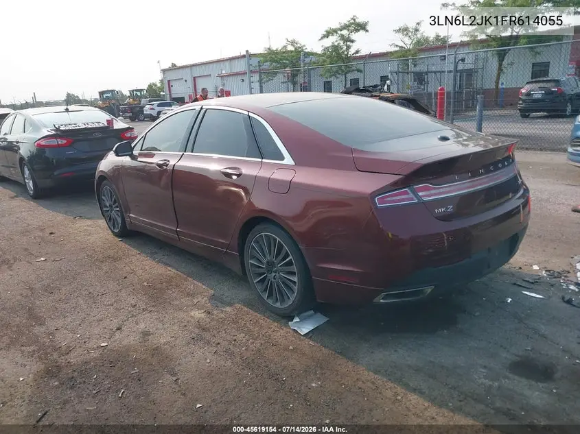 2015 Lincoln Mkz VIN: 3LN6L2JK1FR614055 Lot: 45619154